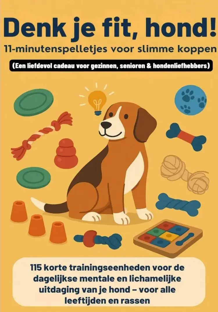 Denk je fit, hond! – 11-minutenspelletjes voor slimme koppen (Een liefdevol cadeau voor gezinnen, senioren & hondenliefhebbers) af Mara Fellherz