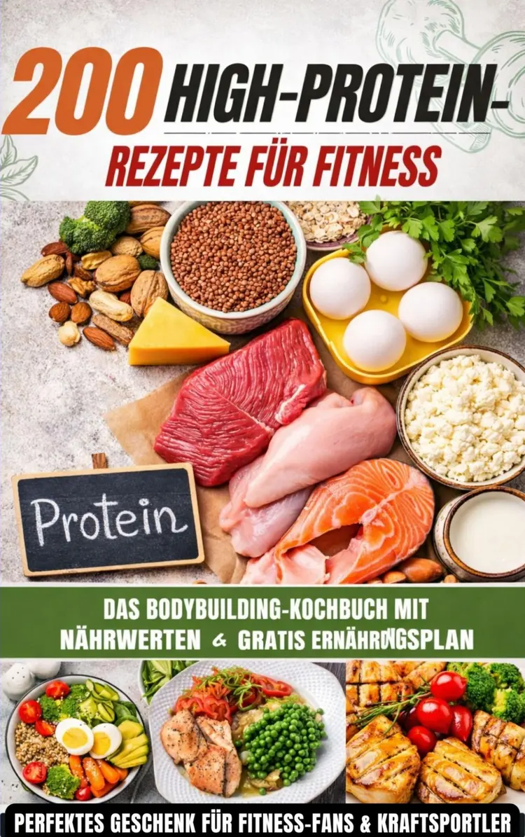 200 High-Protein-Rezepte für Fitness: Das Bodybuilding-Kochbuch mit Nährwerten – schnell, lecker & alltagstauglich Inkl. gratis Ernährungsplan af Mia Fitwell