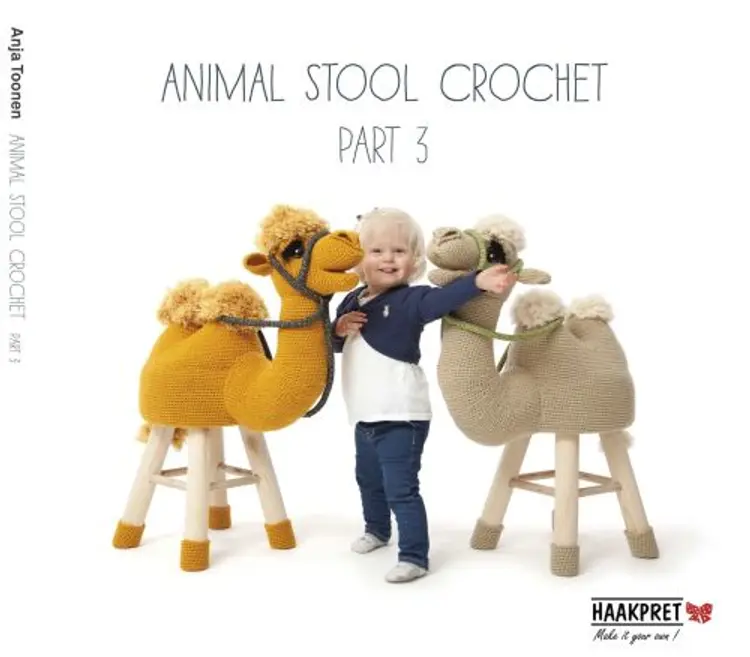 Animal Stool Crochet, part 3 af Anja Toonen