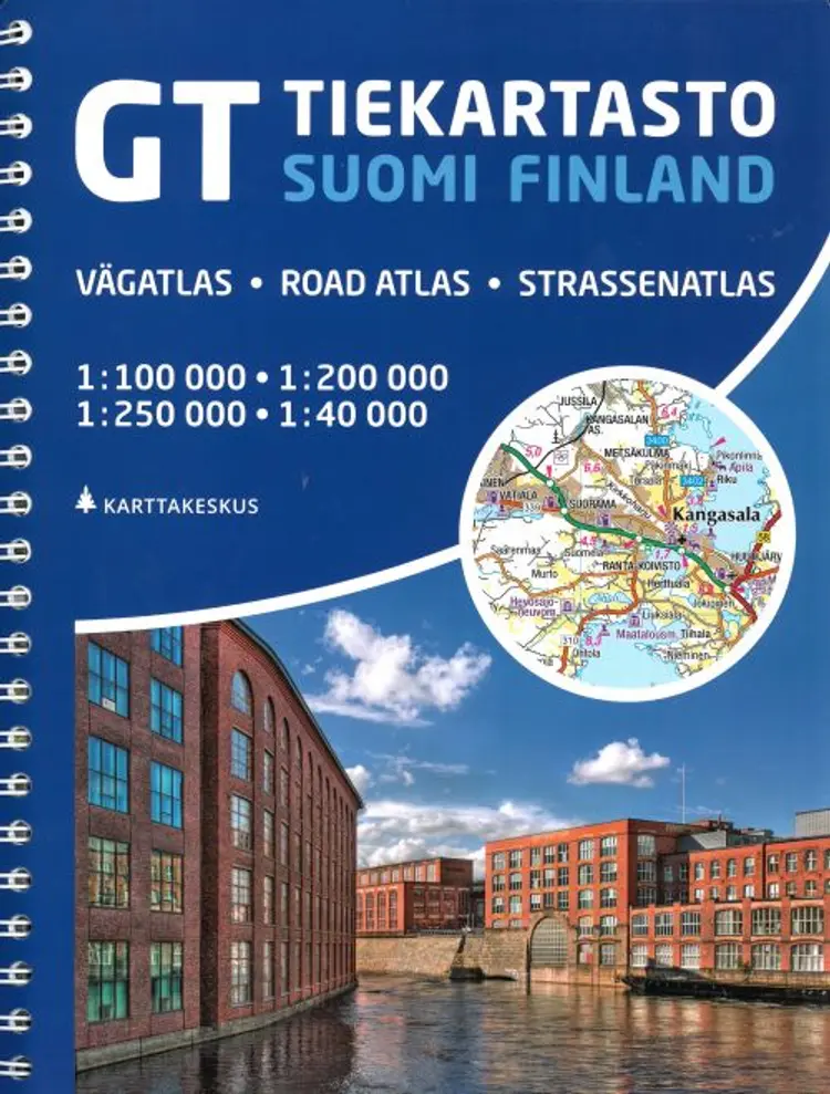 GT Tiekartasto Suomi Finland : vägatlas = road atlas = Strassenatlas 1:100 000 / 1:200 000 /1:250 000 /1:400 000 - Karttakeskus af Karttakeskus