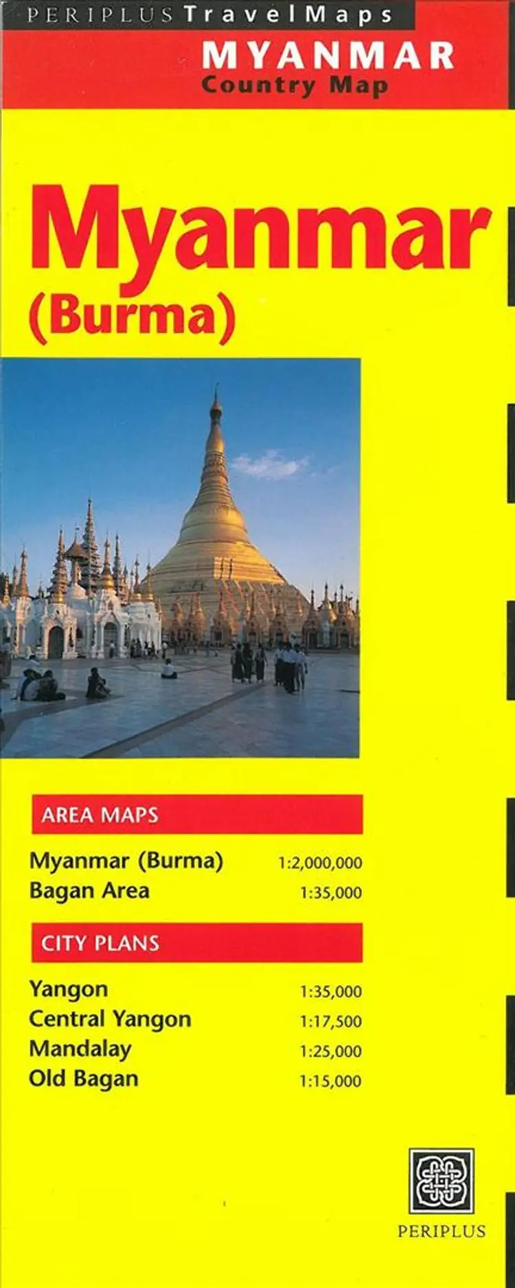 Myanmar (Burma), Periplus Travel Map