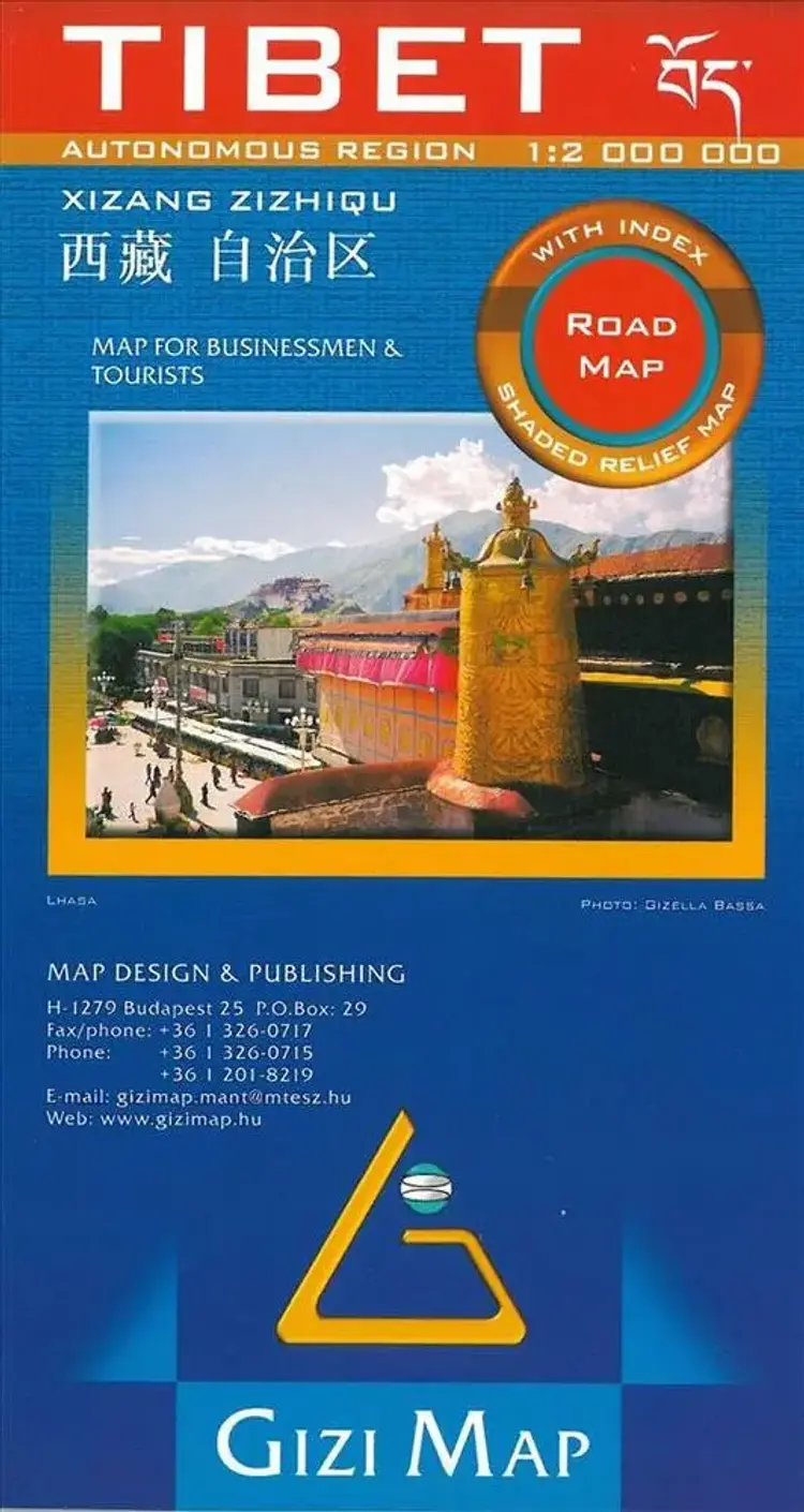 Tibet af Gizi Map