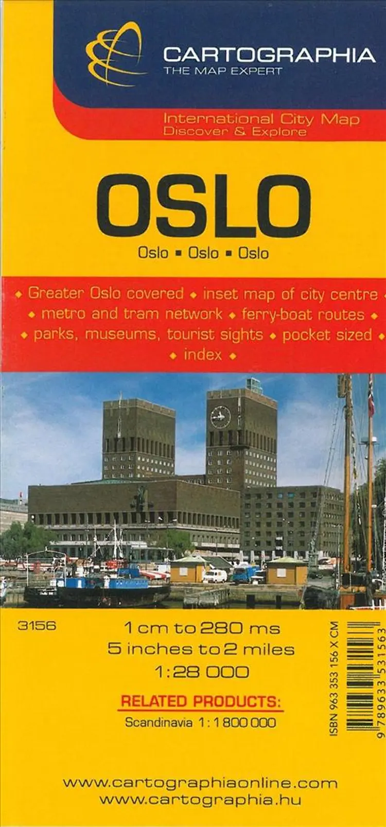 Oslo af Michelin/Cartographia