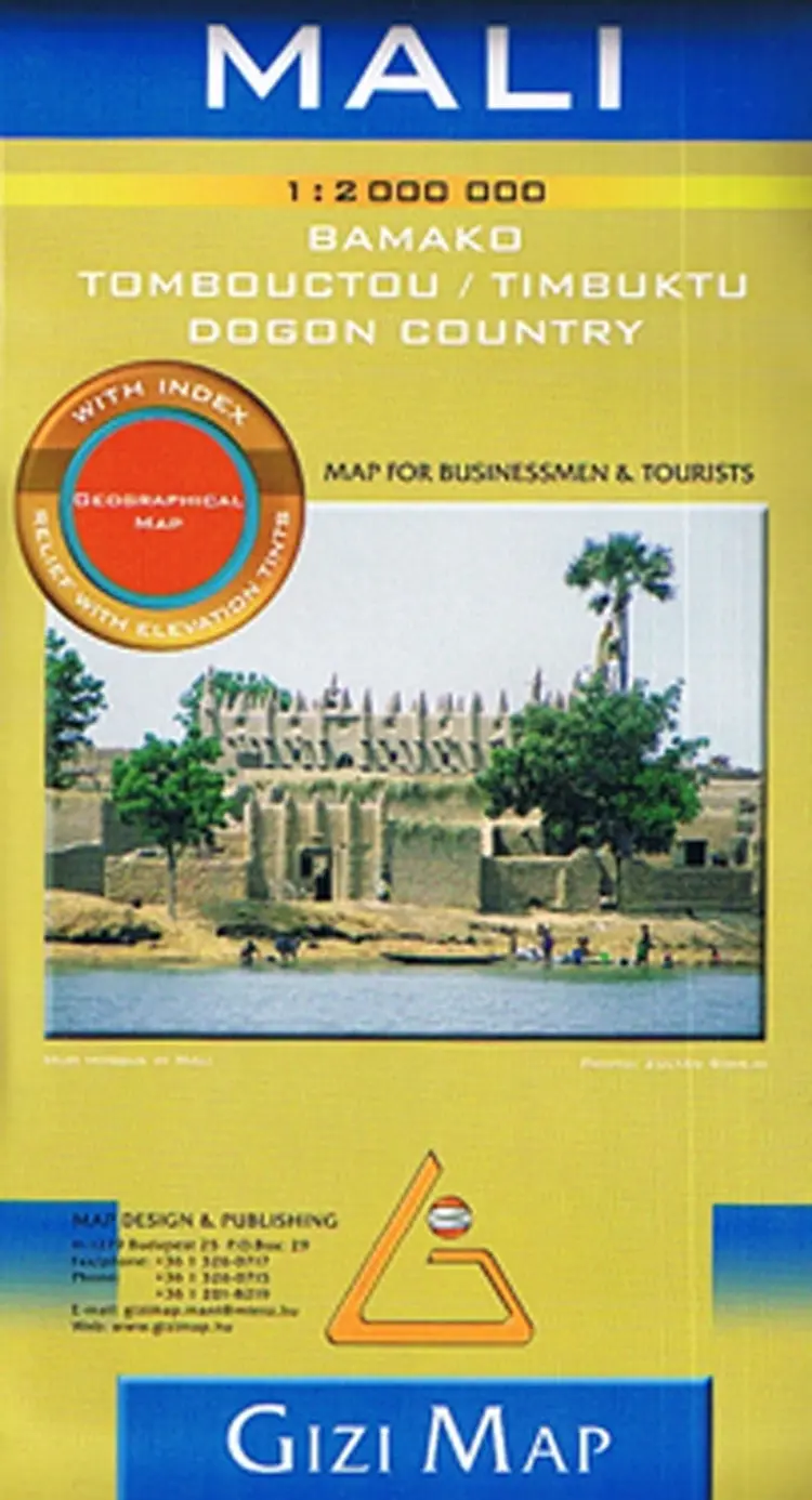 Mali, Gizi map for Businessmen & Tourists af Gizi Map