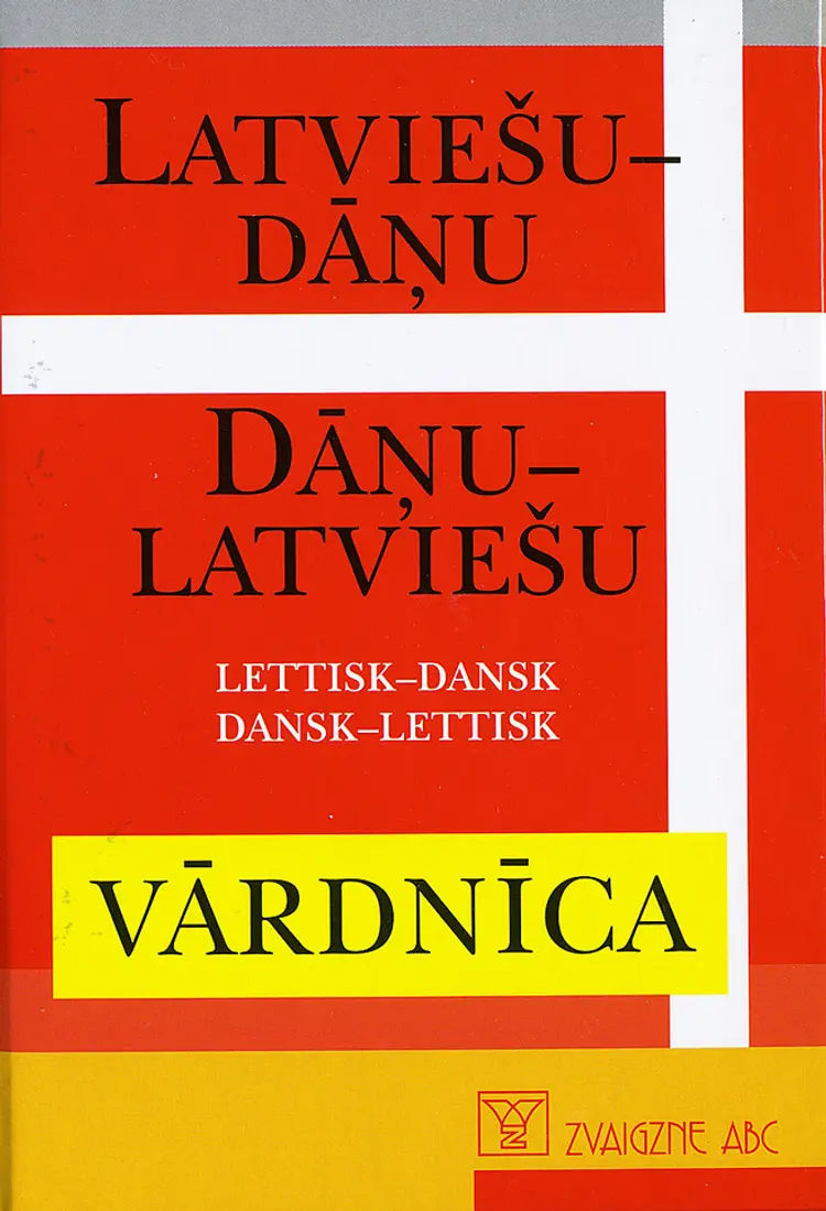 Lettisk - dansk, dansk - lettisk ordbog af Karstens Lomholtz