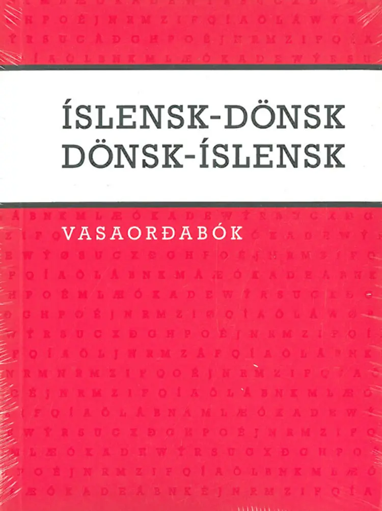 Islandsk-dansk, dansk-islandsk lommeordbog af Halldóra Jónsdóttir (red.)