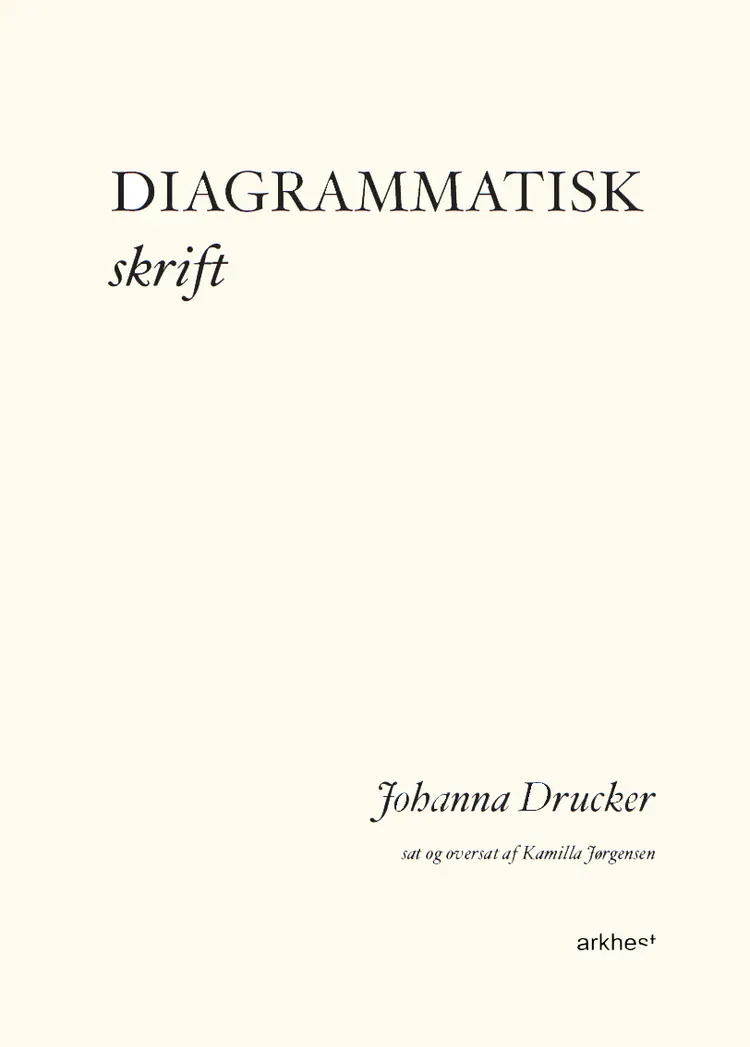 Diagrammatisk skrift af Johanna Drucker