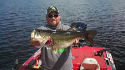 Harvey with 6.12 lb Toho bass Capt Steve N.