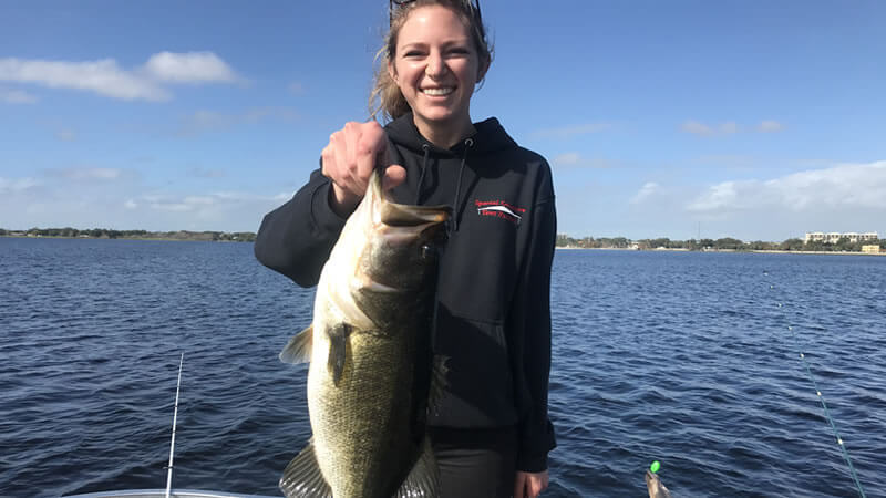 January Pontoon Bass Fishing 1