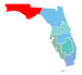 Florida Panhandle Fishing Region Map