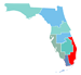 SouthEast Region Map