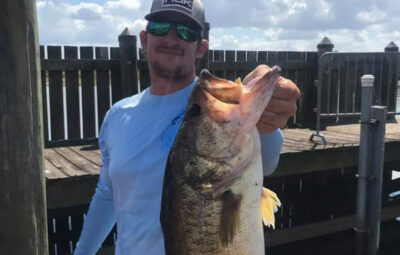 Capt Devin Dickerson Guide using different lures for bass fishing