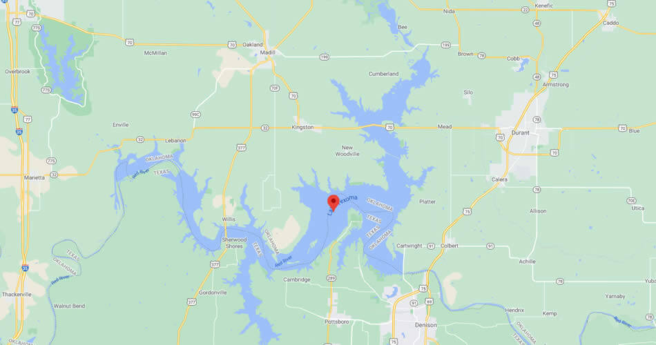 Lake Fork Fishing Hotspots, GPS Waypoints