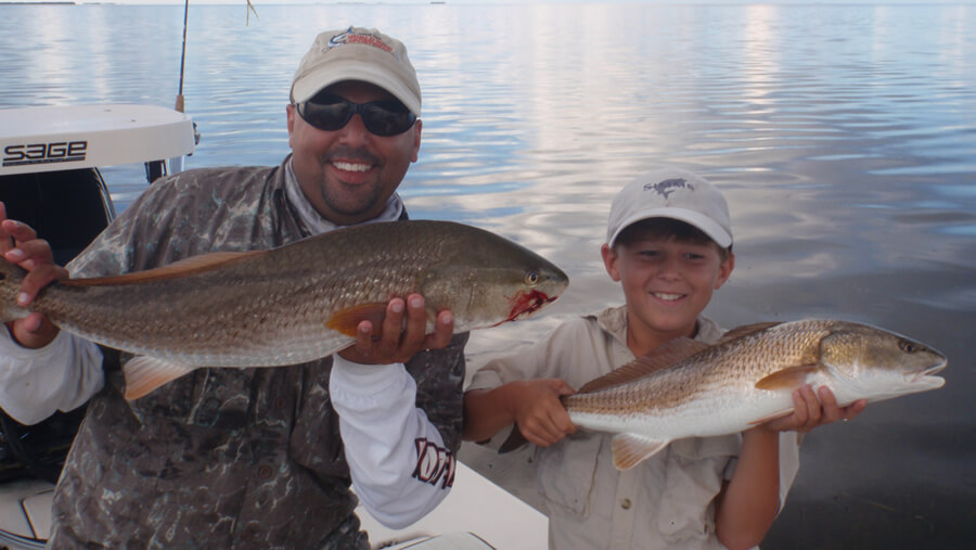 River charter trip with friends and family