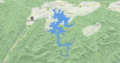 Lake Blue Ridge GA Map