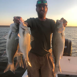 Small flies catch big stripers at Beaver Lake