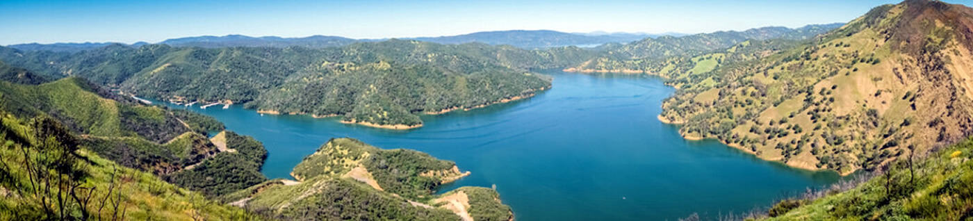 Lake Berryessa in Napa California