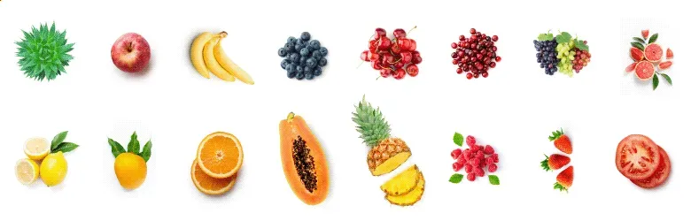 Fruits — A Blend of 16 Whole Fruits - Ingredients