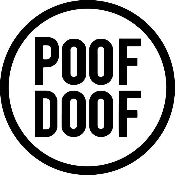 Poof Doof Melb logo