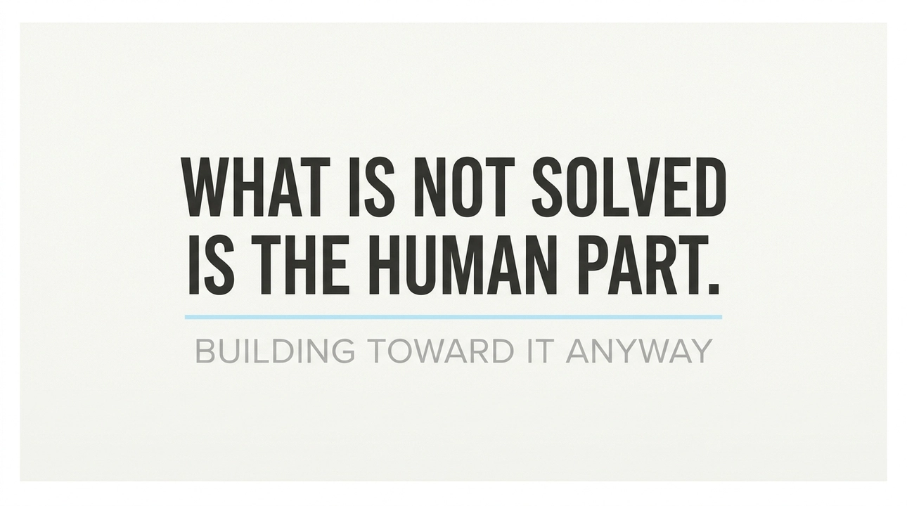 Building Toward It Anyway