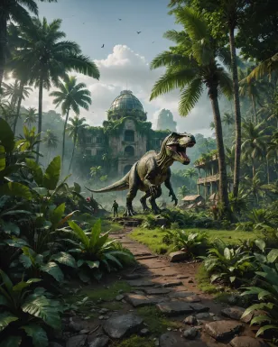 Jurassic Park Book Cover