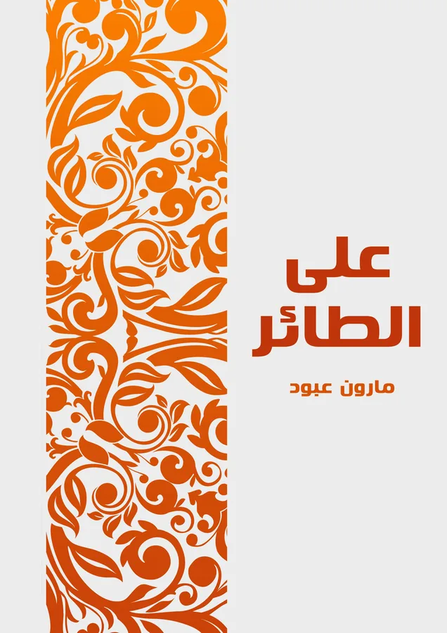 غلاف على الطائر لـمارون عبود