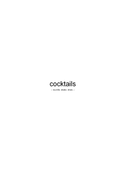 Cocktails av Zarin Thomson (Paperback)