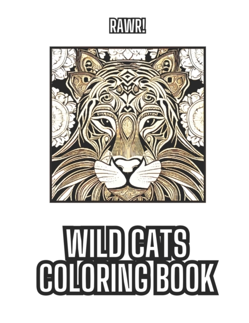 Wild Cats Coloring Book