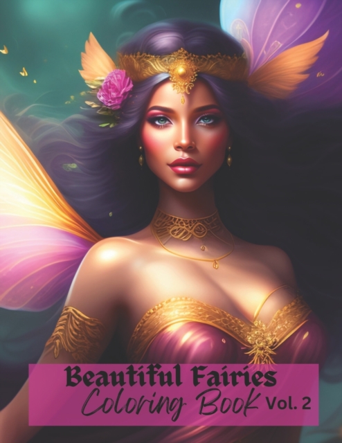 Beautiful Fairies Coloring Book