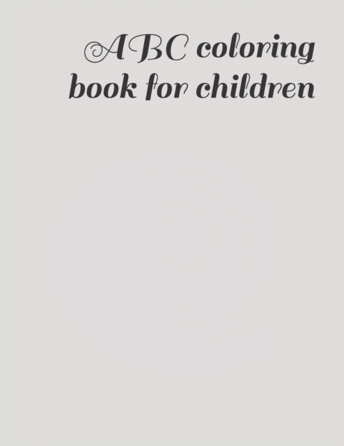 ABC coloring book for children