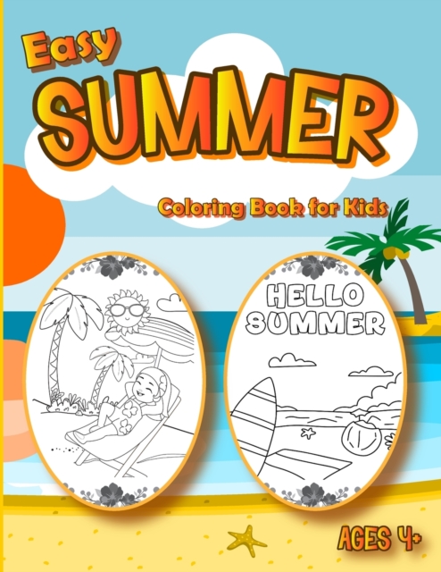 Easy Summer Coloring Book