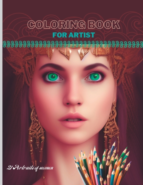 coloring book for artist