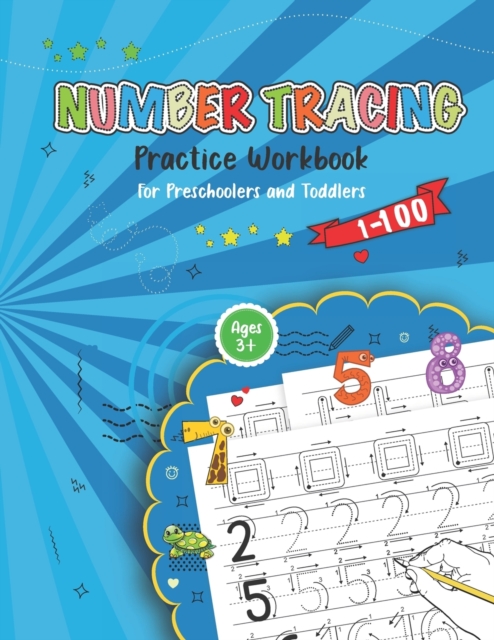 Number Tracing Practice Workbook For Preschoolers And Toddlers