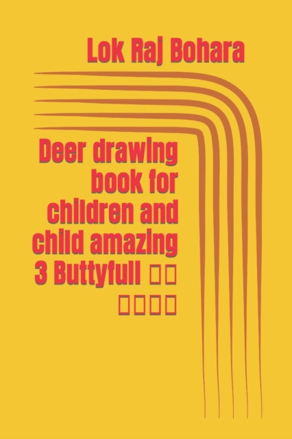 Deer drawing book for children and child amazing 3 Buttyfull
