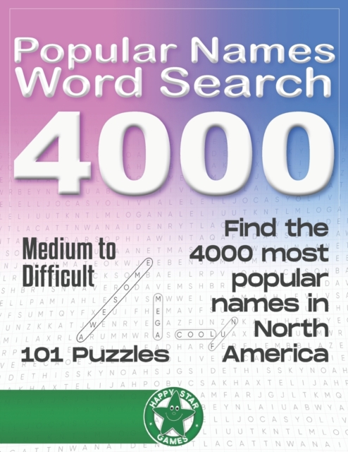 4000 Popular Names Word Search