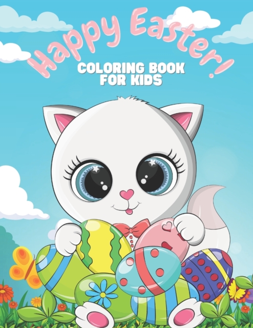 Happy Easter Coloring Book For Kids