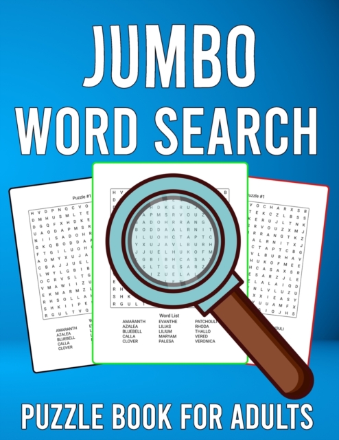 Jumbo Word Search Puzzle Book for Adults