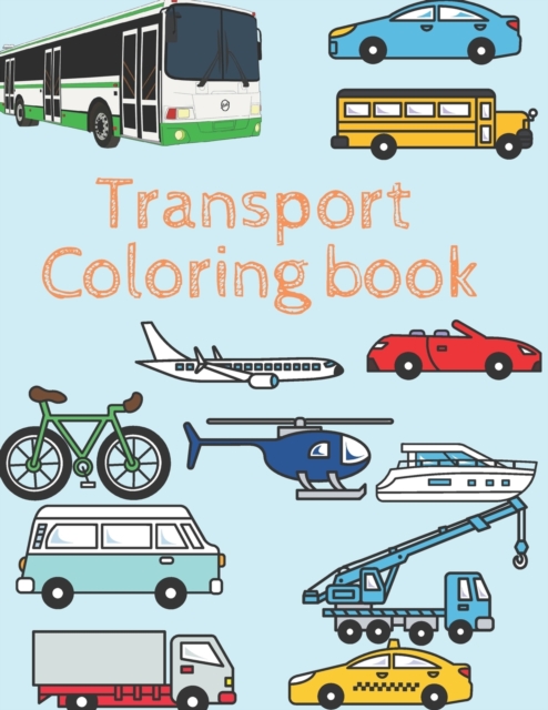 Transport coloring book