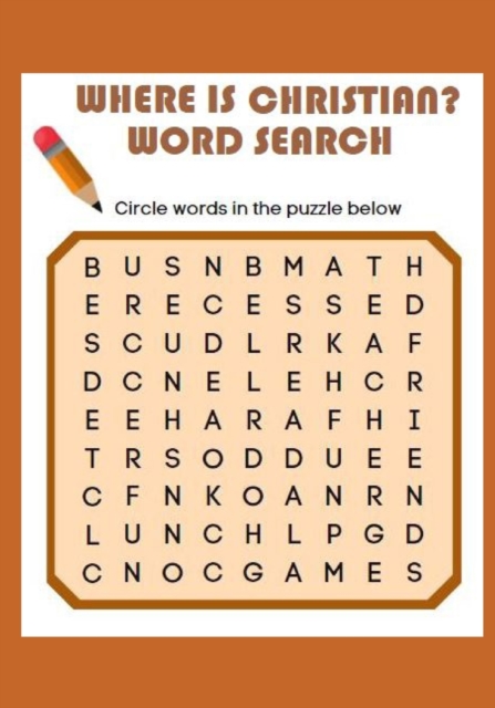 Where Is Christian? Word Search