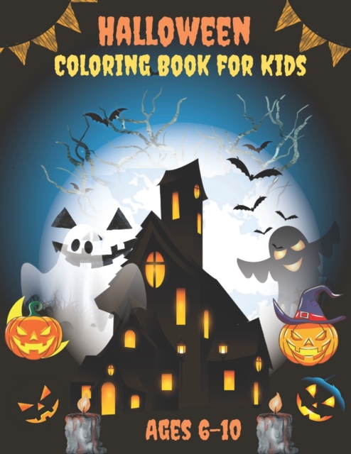 Halloween Coloring Book for Kids Ages 6-10