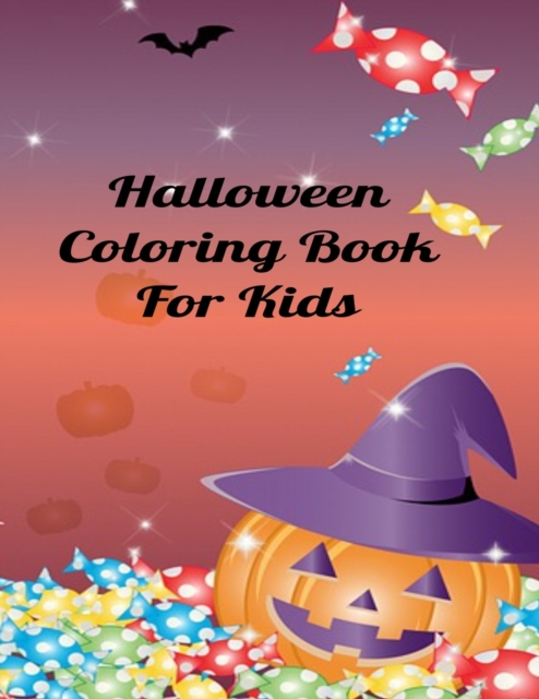 Halloween Coloring Book, Great For Kids Ages 2-4 And 4-8, Cute Coloring Pages For Kids (60 Pages, 8.5x11inches)