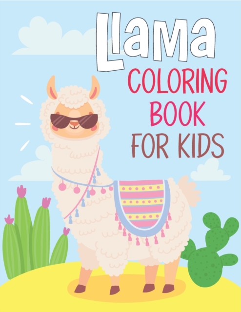 Llama Coloring Book For Kids