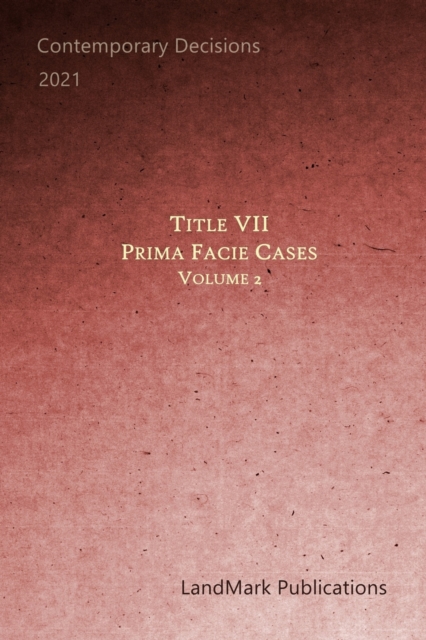 Title VII Prima Facie Cases