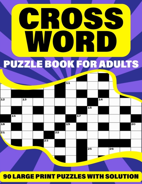 Crossword Puzzle Book For Adults