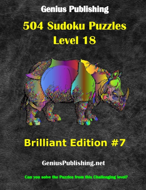 Over 500 Sudoku Puzzles Difficulty Level 18 Brilliant Edition #7