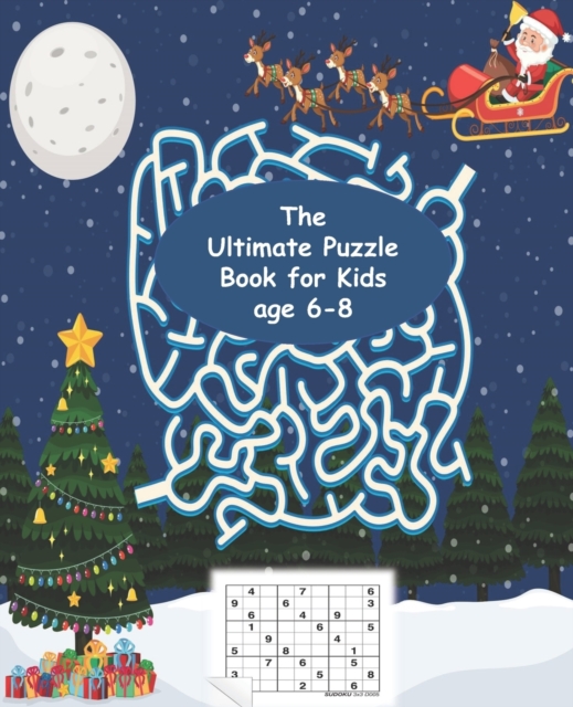 The Ultimate Puzzle Book for Kids age 6-8