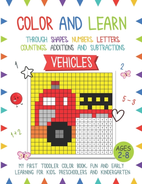Color and Learn - Vehicles