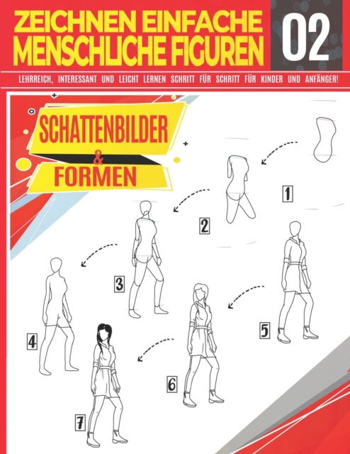 Zeichnen Einfache Menschliche Figuren 02 Schattenbilder & Formen