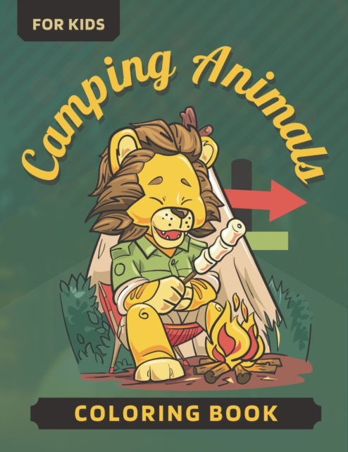Camping Animals Coloring Book for Kids