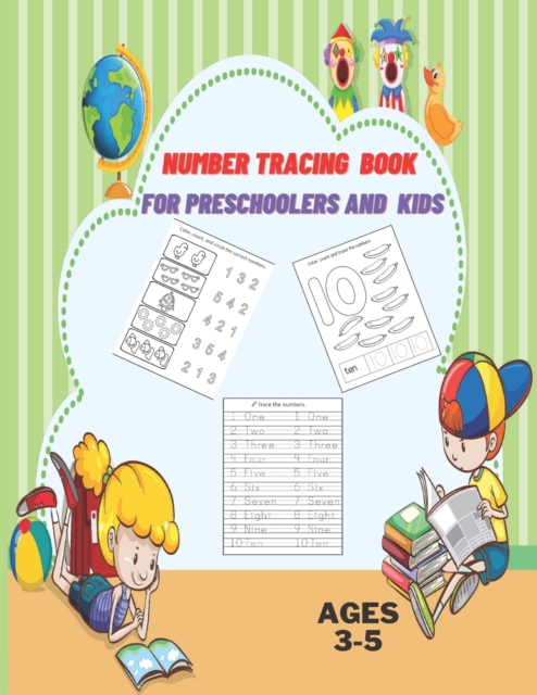 Number Tracing Book for Preschoolers and Kids 3-5